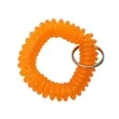 Transparency Flexible Spiral Coil Stretchable Key Chain | https://www.bestnamebadges.com