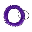 Transparency Flexible Spiral Coil Stretchable Key Chain | https://www.bestnamebadges.com