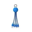 LED Light Up 3 in 1 Charging Cable with Keychain | https://www.bestnamebadges.com