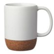 15 oz. Matte Cork Bottom Ceramic Mugs | https://www.bestnamebadges.com
