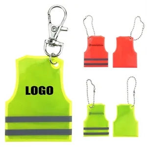 Various Reflective Vest Shaped Keychain