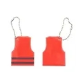 Various Reflective Vest Shaped Keychain | https://www.bestnamebadges.com
