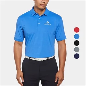 Callaway® Opti-Shield Tonal Performance Men's Polo Shirt | https://www.bestnamebadges.com