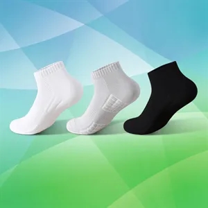 Low Cut Cushioned Sports Non-Slip Unisex Socks | https://www.bestnamebadges.com