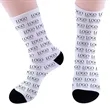 Custom Athletic Running Socks, Mid-Calf | https://www.bestnamebadges.com