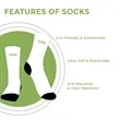 Custom Athletic Running Socks, Mid-Calf | https://www.bestnamebadges.com