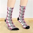 Custom Athletic Running Socks, Mid-Calf | https://www.bestnamebadges.com