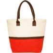 Two-Tone Jute Beach Tote Bags | https://www.bestnamebadges.com