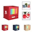 Sticky Note Pen Box Square | https://www.bestnamebadges.com