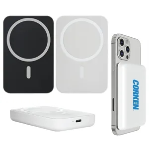 MagSafe Compatible 4000 mAh Magnetic Power Bank | https://www.bestnamebadges.com