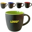 10oz Two Color Ceramic Coffee Mike Mugs For Home Restaurant | https://www.bestnamebadges.com