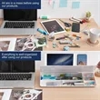 Desk Computer Buddy Desktop Glass Dry Erase Board | https://www.bestnamebadges.com