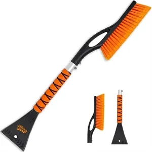 27" Aluminum Snow Brush with Ice Scrapers