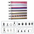 ID Card Rainbow Lanyard | https://www.bestnamebadges.com