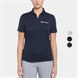 PGA TOUR® Moist Wicking Womens Airflux Solid Golf Polo Shirt | https://www.bestnamebadges.com