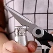 Stainless Steel Multi-Use Scissors With Bottle Opener | https://www.bestnamebadges.com