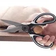 Stainless Steel Multi-Use Scissors With Bottle Opener | https://www.bestnamebadges.com