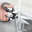 Stainless Steel Multi-Use Scissors With Bottle Opener | https://www.bestnamebadges.com