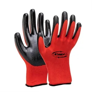 Nitrile Coated 13 Knit Nylon Liner Safety Work Gloves