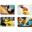 Wrinkle Rubber Safety Work Welding Protection Canvas Gloves | https://www.bestnamebadges.com