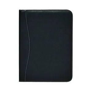 Executive Stitched PVC Standard Size Padfolio | https://www.bestnamebadges.com