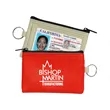 Coin Pouch W/Id Window & Split Ring | https://www.bestnamebadges.com