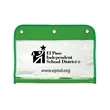 Zippered Portfolio Pouch W/Three Holes | https://www.bestnamebadges.com