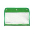 Zippered Portfolio Pouch W/Three Holes | https://www.bestnamebadges.com