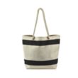Striped Tote | https://www.bestnamebadges.com