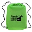 Non Woven Drawstring Backpack | https://www.bestnamebadges.com
