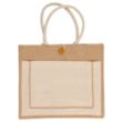 Jute Tote Bag | https://www.bestnamebadges.com