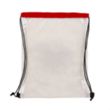 Clear Vinyl Drawstring Bag | https://www.bestnamebadges.com