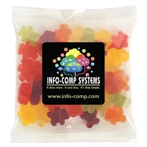 Large Snack Bag with Label Standard Fill | https://www.bestnamebadges.com