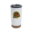 Color Splash Cork 20oz Stainless Steel Tumbler | https://www.bestnamebadges.com