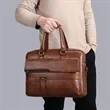 Large capacity business computer laptop briefcase | https://www.bestnamebadges.com