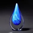 Cyan Swirl | https://www.bestnamebadges.com