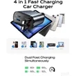 Retractable 4 in 1 Cell Phone Automobile Chargers | https://www.bestnamebadges.com