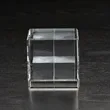 Medium Flat Cube 3D Crystal Award | https://www.bestnamebadges.com