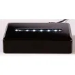 Deluxe Black Rectangle Lighted Base | https://www.bestnamebadges.com