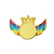 Custom Crown Wing Name Badges | https://www.bestnamebadges.com