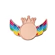 Custom Crown Wing Name Badges | https://www.bestnamebadges.com