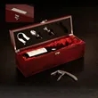 Rosewood Wine Set | https://www.bestnamebadges.com