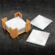 Bamboo Coaster Set | https://www.bestnamebadges.com