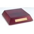 Mahogany Stained Base | https://www.bestnamebadges.com