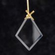 Diamond Jade Glass Ornament | https://www.bestnamebadges.com