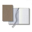 Linen Banded Pico Lined White Page Journal | https://www.bestnamebadges.com