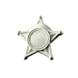 Personalized Full Color Round Star Name Badges | https://www.bestnamebadges.com