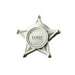 Personalized Full Color Round Star Name Badges | https://www.bestnamebadges.com