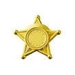 Personalized Full Color Round Star Name Badges | https://www.bestnamebadges.com