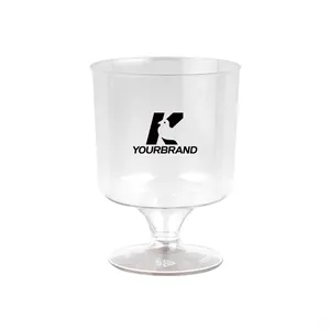 5oz Clear Disposable Plastic Dessert Cup Goblets for Party